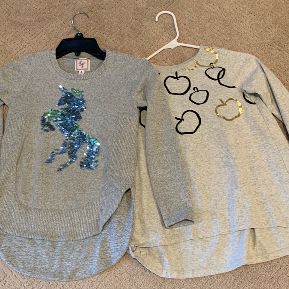 Tea Collection 7 tee high low sweater horse